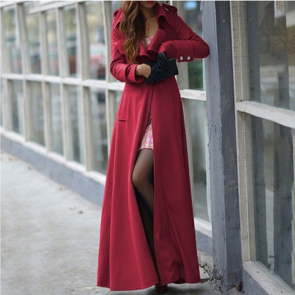 Red Maxi Coat